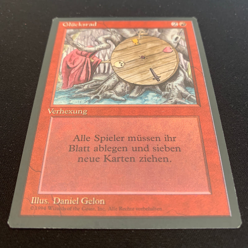 Magic the Gathering Wheel of Fortune - Foreign Black Bordered - German 