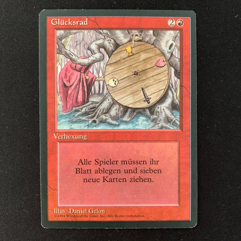 Magic the Gathering Wheel of Fortune - Foreign Black Bordered - German 