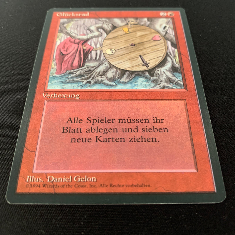 Magic the Gathering Wheel of Fortune - Foreign Black Bordered - German 