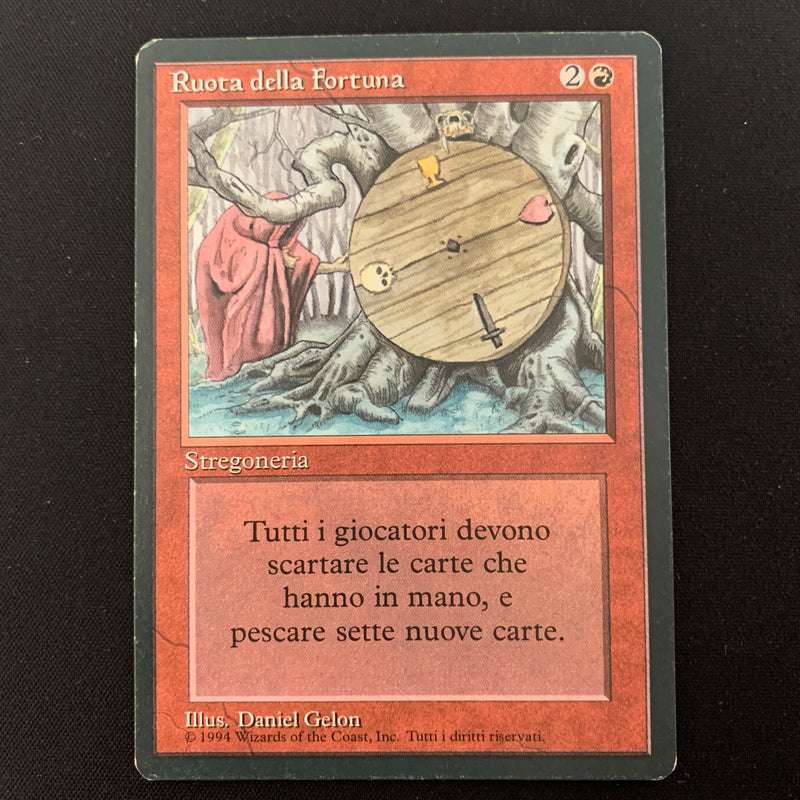 Wheel of Fortune - Foreign Black Bordered - Italian