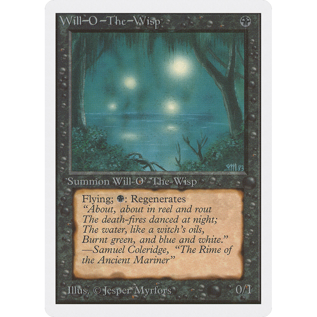 MTG Singles - Will-o'-the-Wisp - Unlimited - NM