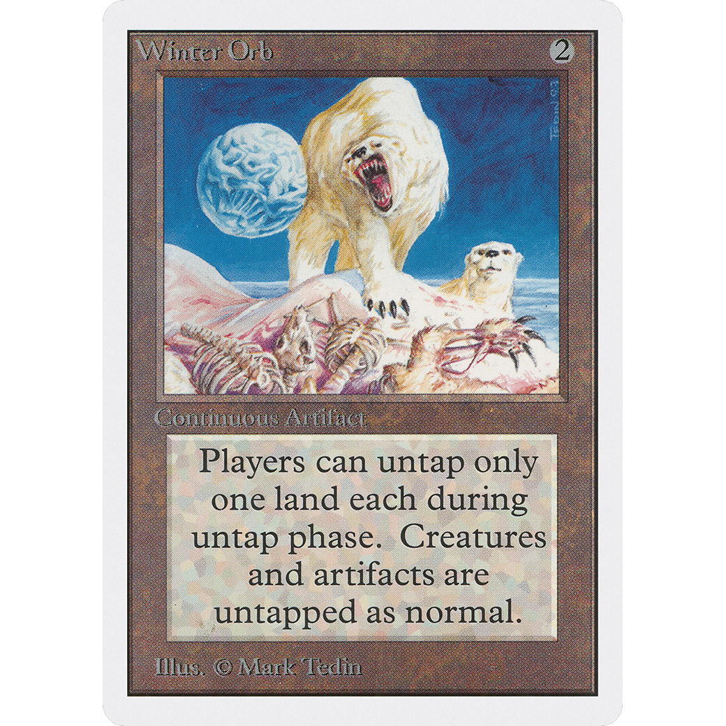 MTG Singles - Winter Orb - Unlimited - NM