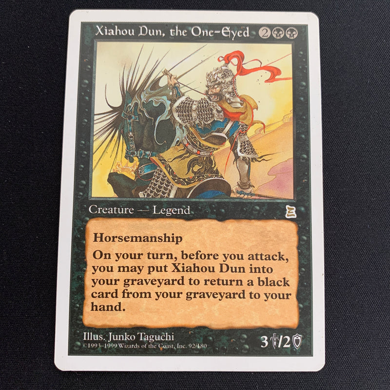 Magic the Gathering Xiahou Dun, the One-Eyed - Portal Three Kingdoms 