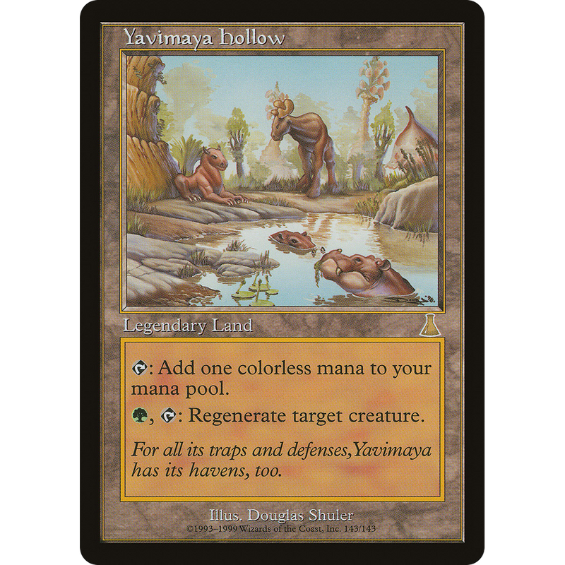 Magic the Gathering Yavimaya Hollow - Urza's Destiny NM