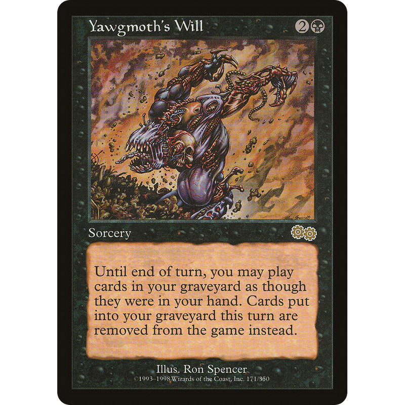 Magic the Gathering Yawgmoth's Will - Urza's Saga NM