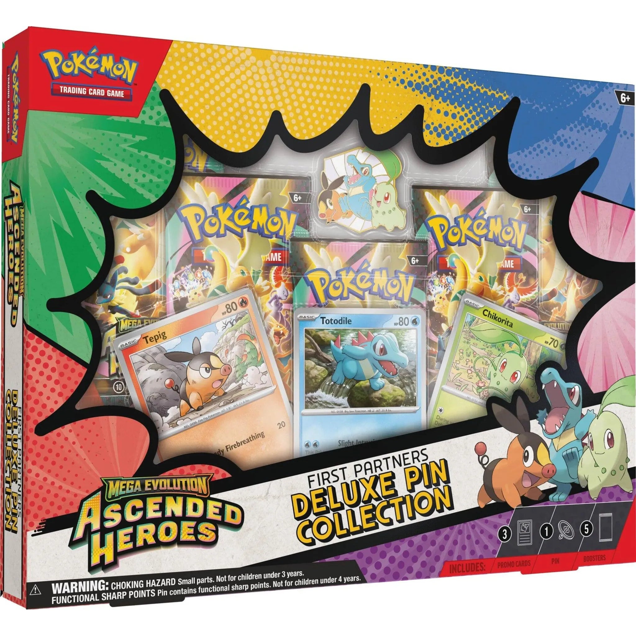 PTCG Sealed Product - Pokémon Ascended Heroes First Partners Deluxe Pin Collection - 