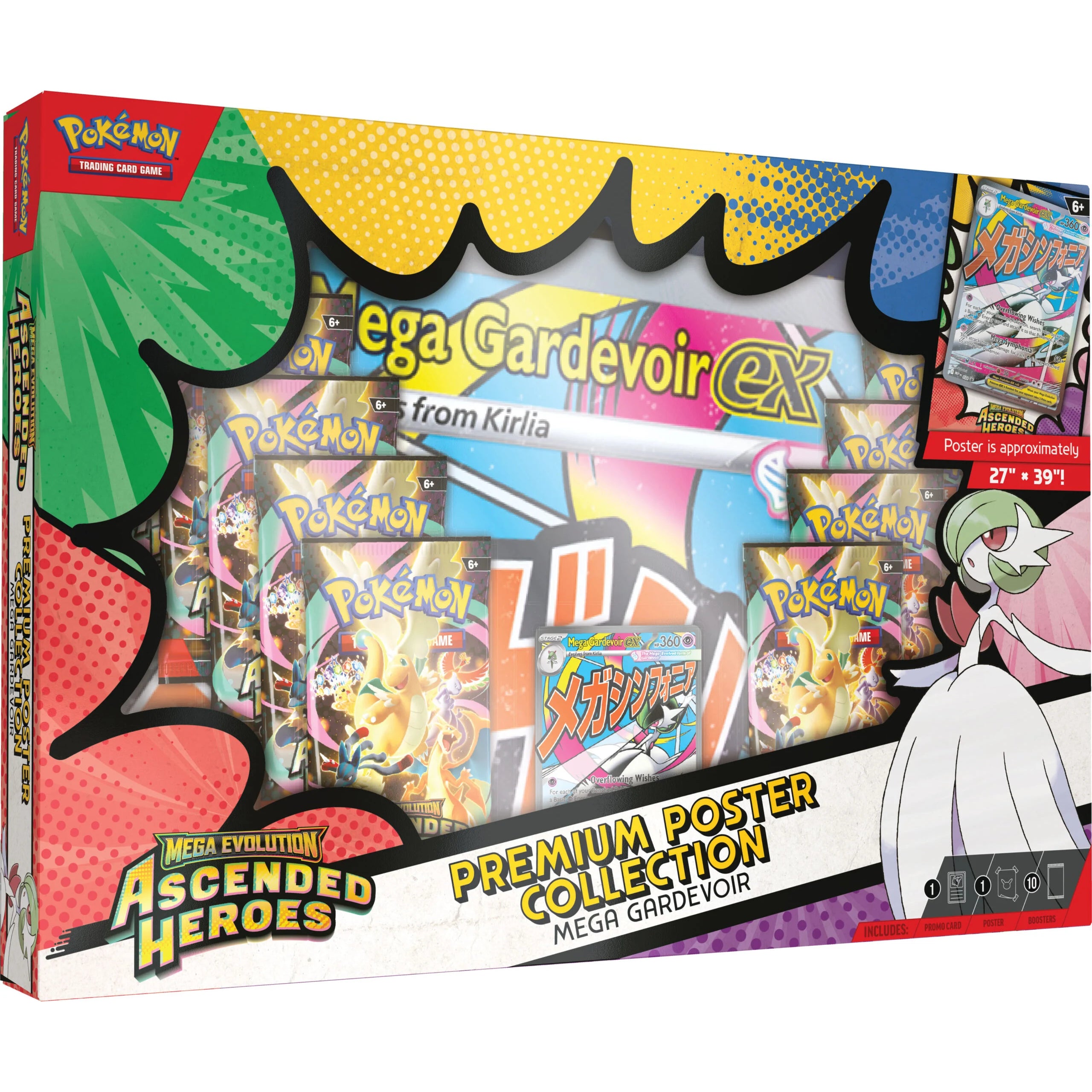 PTCG Sealed Product - Pokémon Ascended Heroes Premium Poster Collection Mega Gardevoir - 
