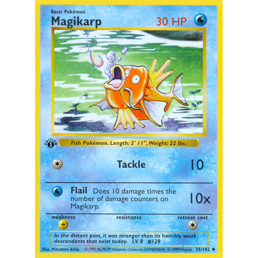 PTCG Singles - Magikarp (BS 35) - Base Set - 