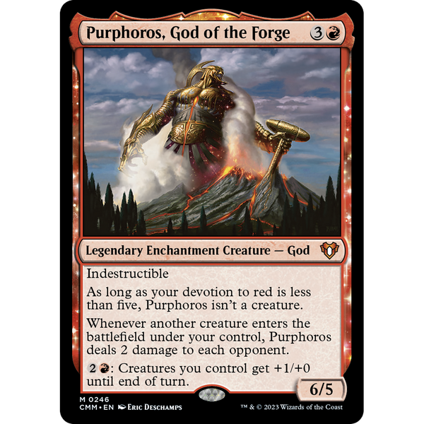 Purphoros, God of the Forge - Commander Masters