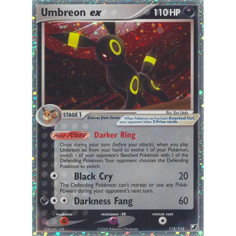 PTCG Singles - Umbreon EX (UF 112) - EX Unseen Forces - 