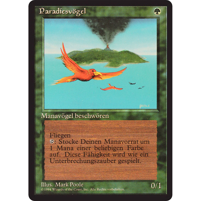 Birds of Paradise - Foreign Black Bordered - German