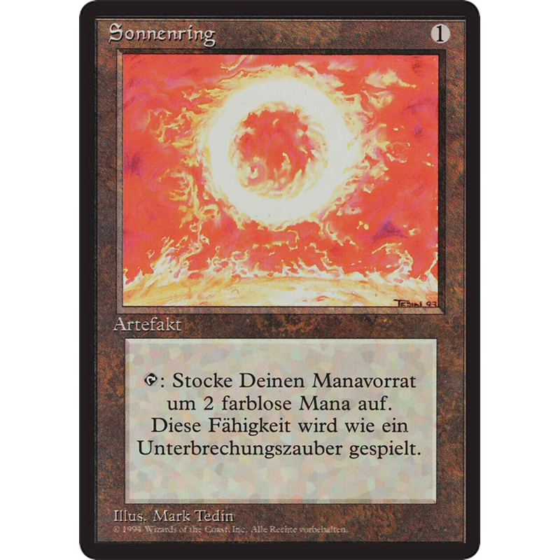 Sol Ring - Foreign Black Bordered - German