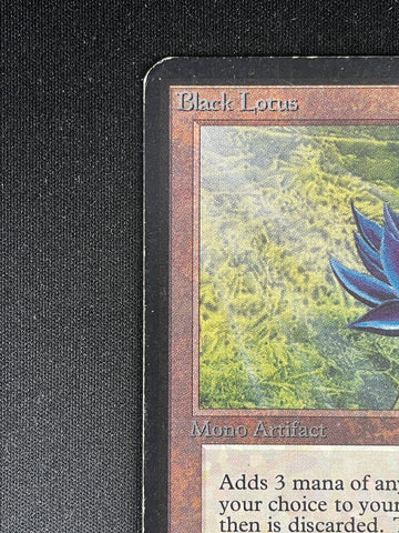 black lotus card mtg ArtifactCard Type Guy opens old Magic: The