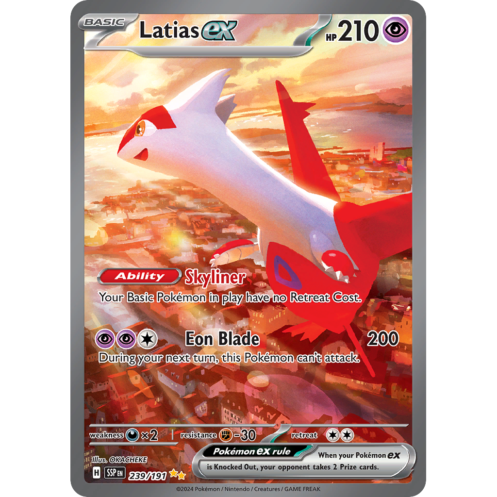 PTCG Singles - Latias ex (SSP 239) - Surging Sparks - 