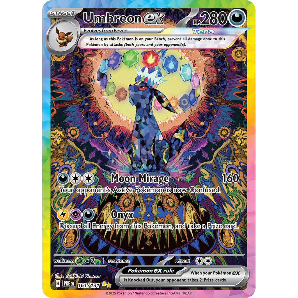 PTCG Singles - Umbreon ex (PRE 161) - Prismatic Evolutions - 