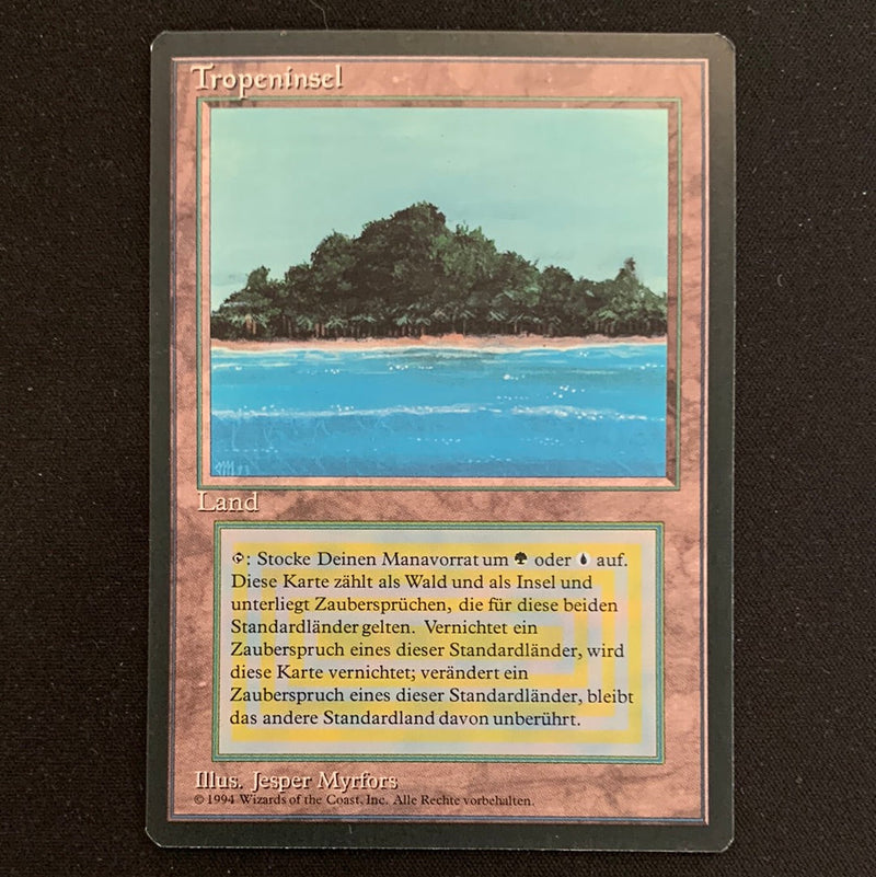 Tropical Island - Foreign Black Bordered - German