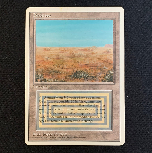Scrubland - Foreign White Bordered - French