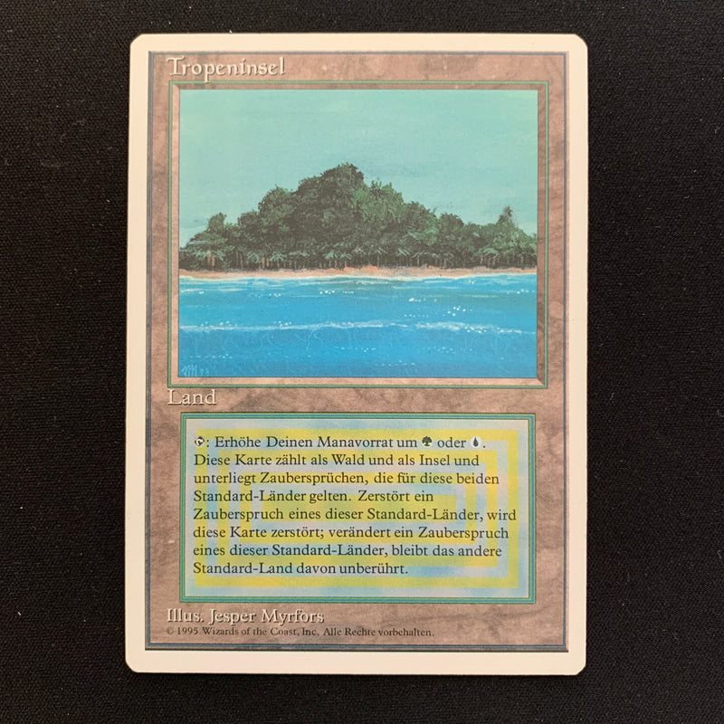 Tropical Island - Foreign White Bordered - German