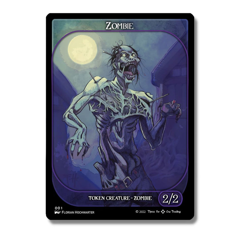 341 Token - Various Artworks Zombie (Pack of 3 Token Cards)