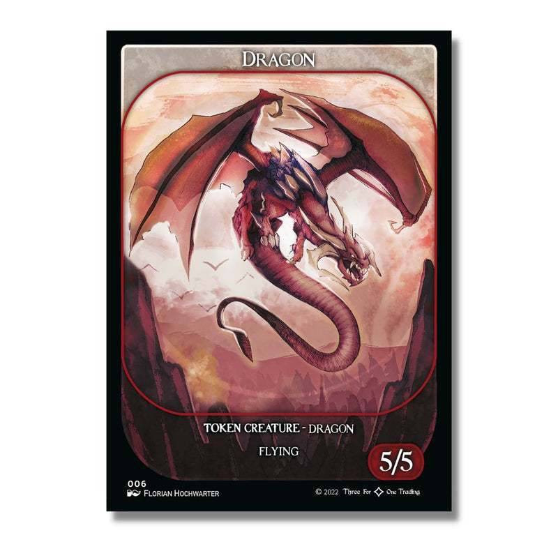 341 Token - Various Artworks Dragon (Pack of 3 Token Cards)