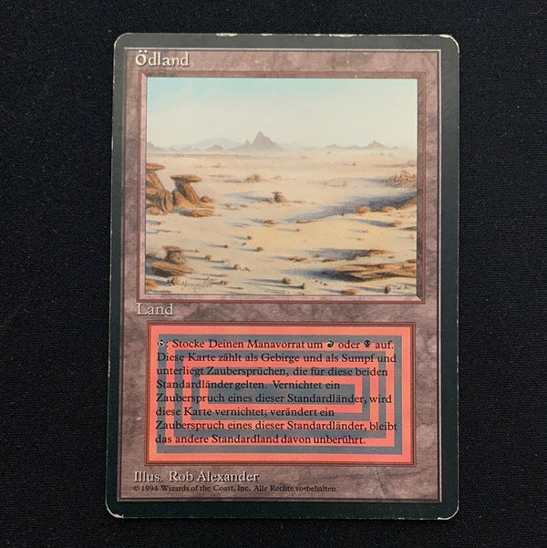 Badlands Foreign Black Bordered German Magic: The Gathering