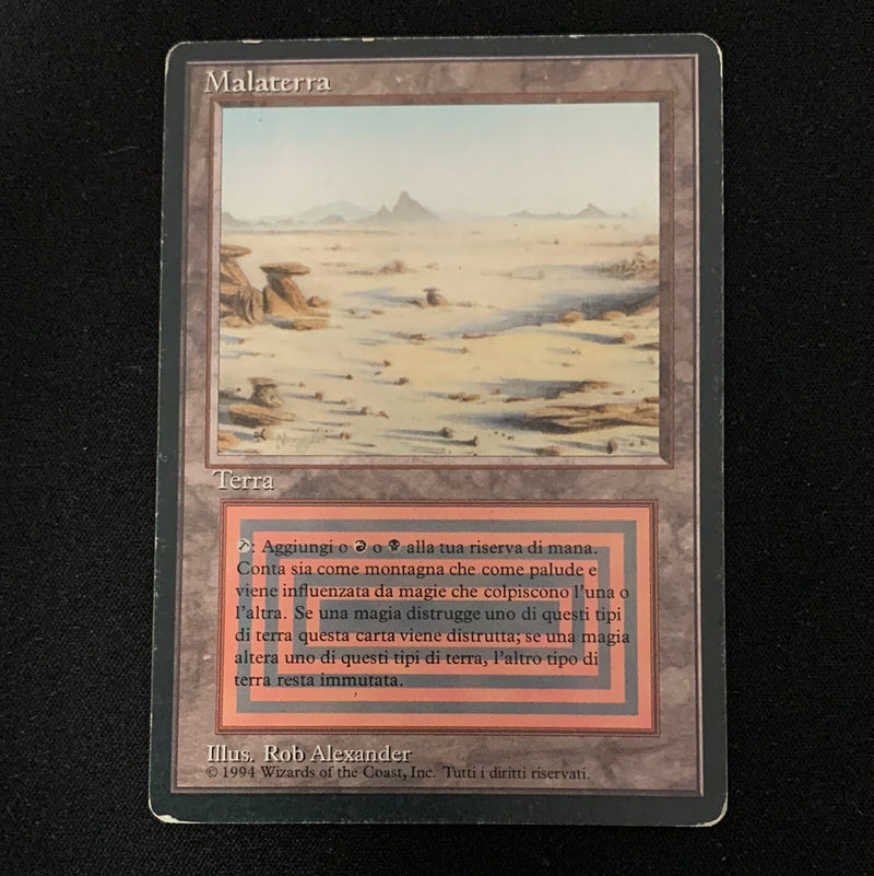 Badlands Foreign Black Bordered Italian Magic: The Gathering