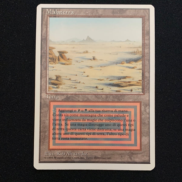 Magic the Gathering Badlands - Foreign White Bordered - Italian 