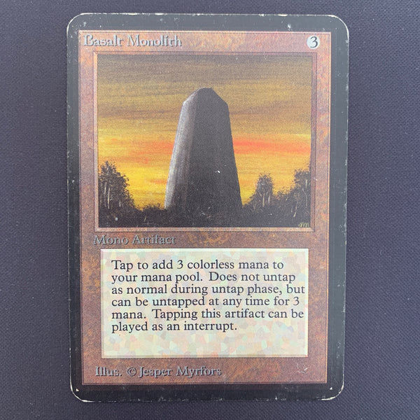 Basalt Monolith Alpha Magic: The Gathering