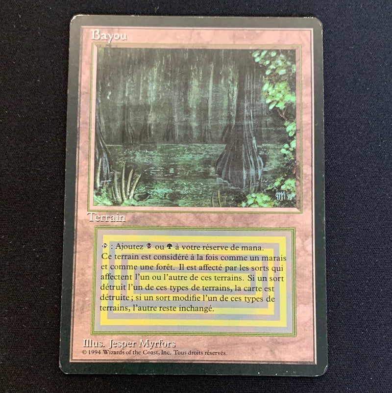 Magic the Gathering Bayou - Foreign Black Bordered - French 