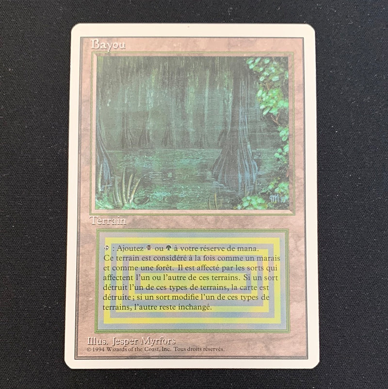 Magic the Gathering Bayou - Foreign White Bordered - French 