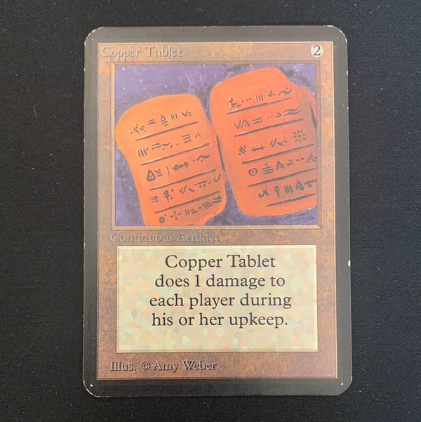 Copper Tablet Alpha Magic: The Gathering