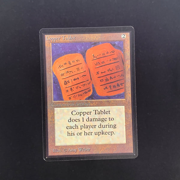 Copper Tablet 英語　MtG Copper Tablet · Masters Edition (ME1) #154 · Scryfall Magic