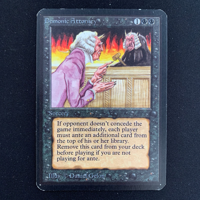 Demonic Attorney Alpha Magic: The Gathering