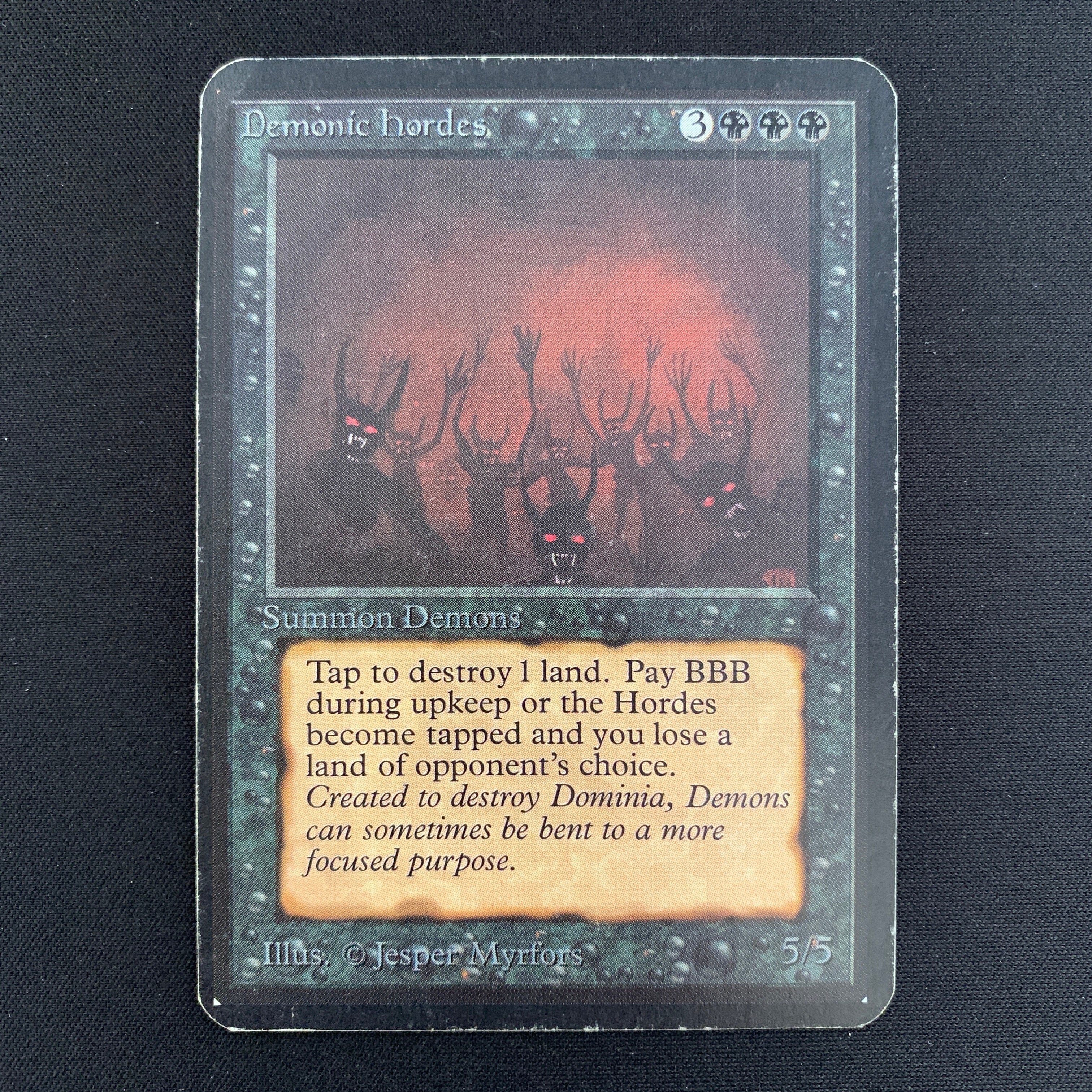 MTG Singles - Demonic Hordes - Alpha - 
