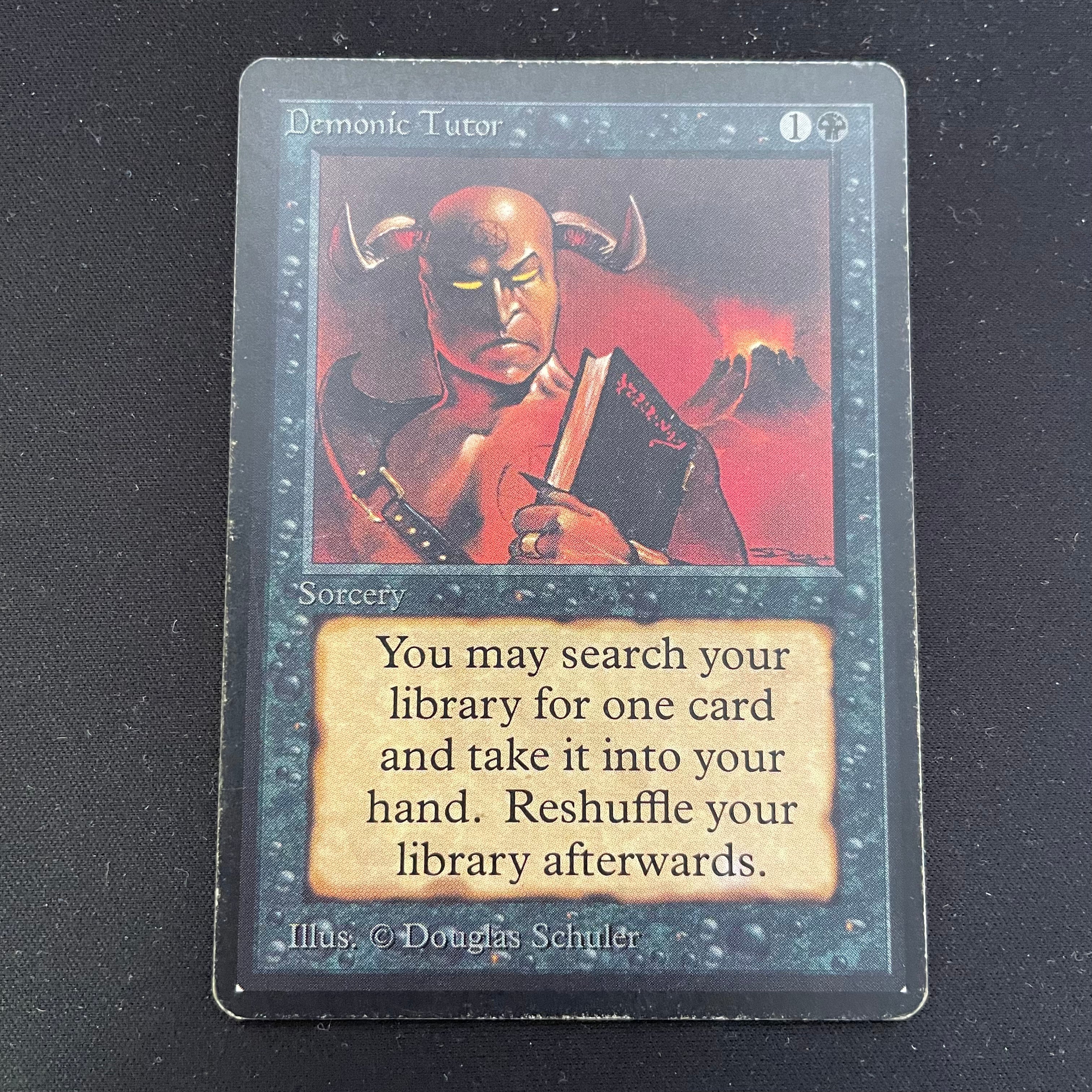 MTG Singles - Demonic Tutor - Beta - 