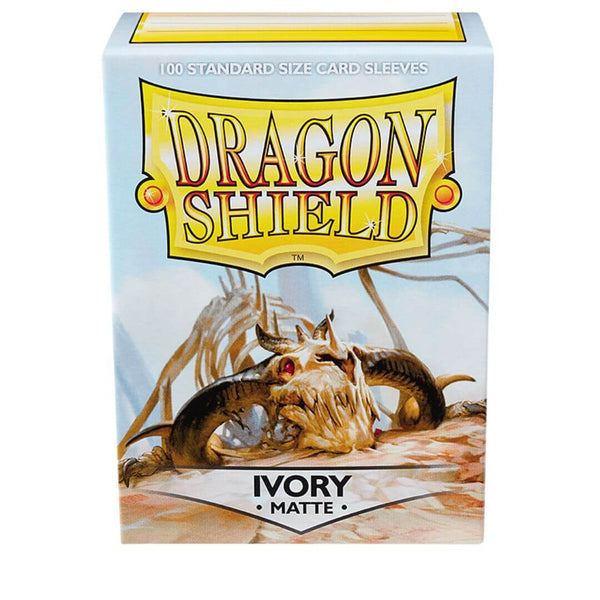 100 Dragon Shield Sleeves - Matte Ivory