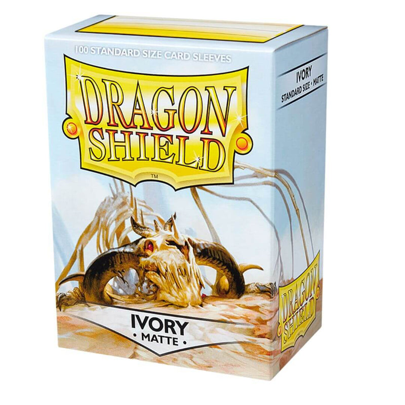 100 Dragon Shield Sleeves - Matte Ivory