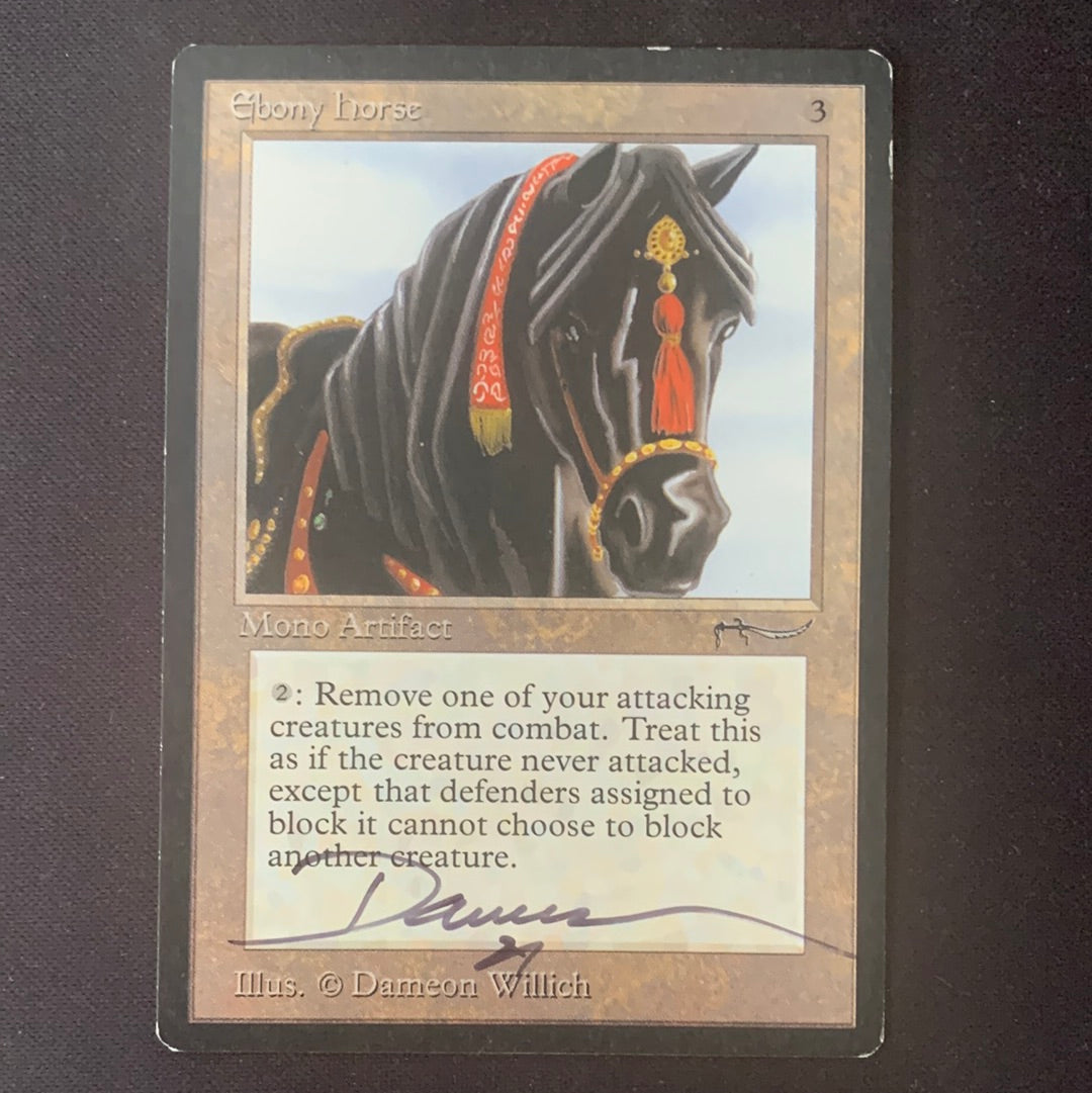 MTG Singles - Ebony Horse - Arabian Nights - 