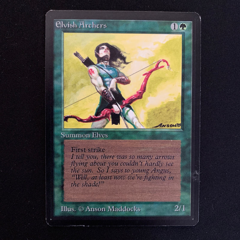 Magic the Gathering Elvish Archers - Beta 