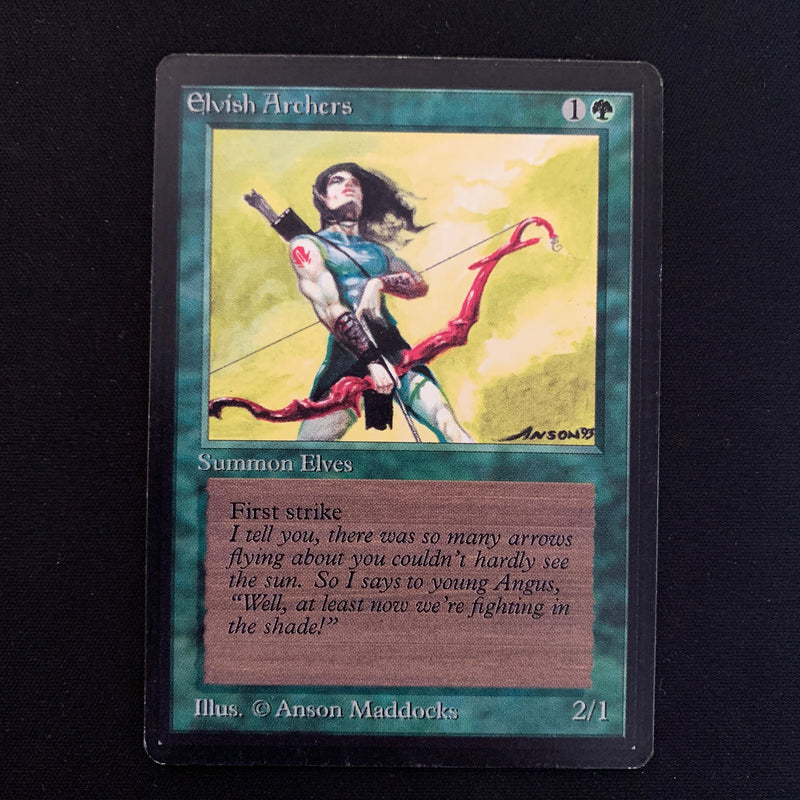 Magic the Gathering Elvish Archers - Beta 