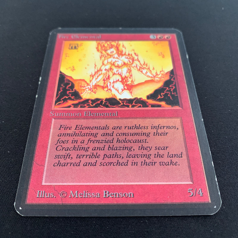 Magic the Gathering Fire Elemental - Alpha 