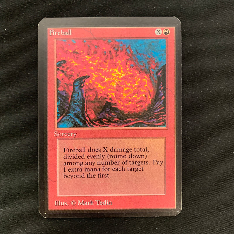 Magic the Gathering Fireball - Alpha 