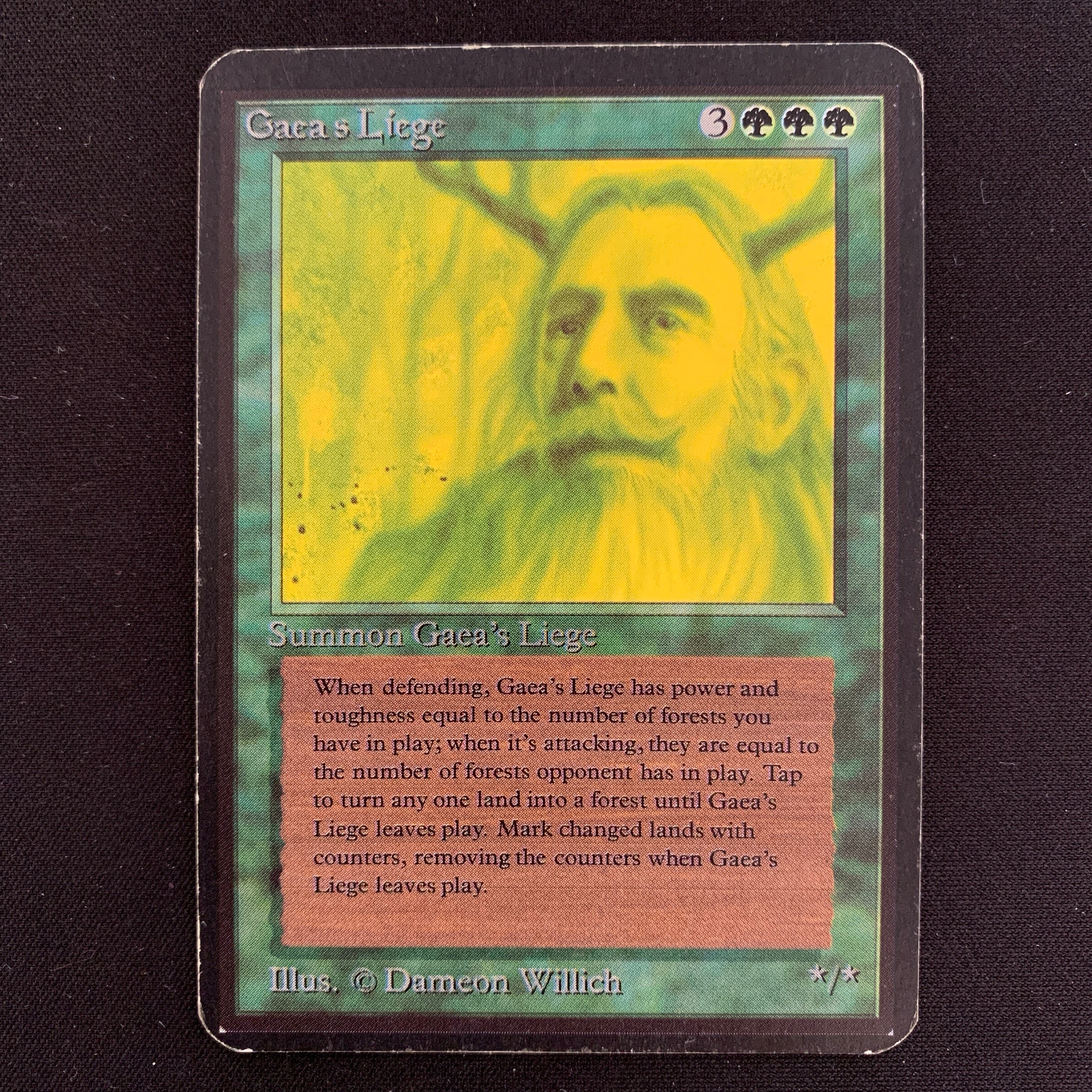 MTG Singles - Gaea's Liege - Alpha - 