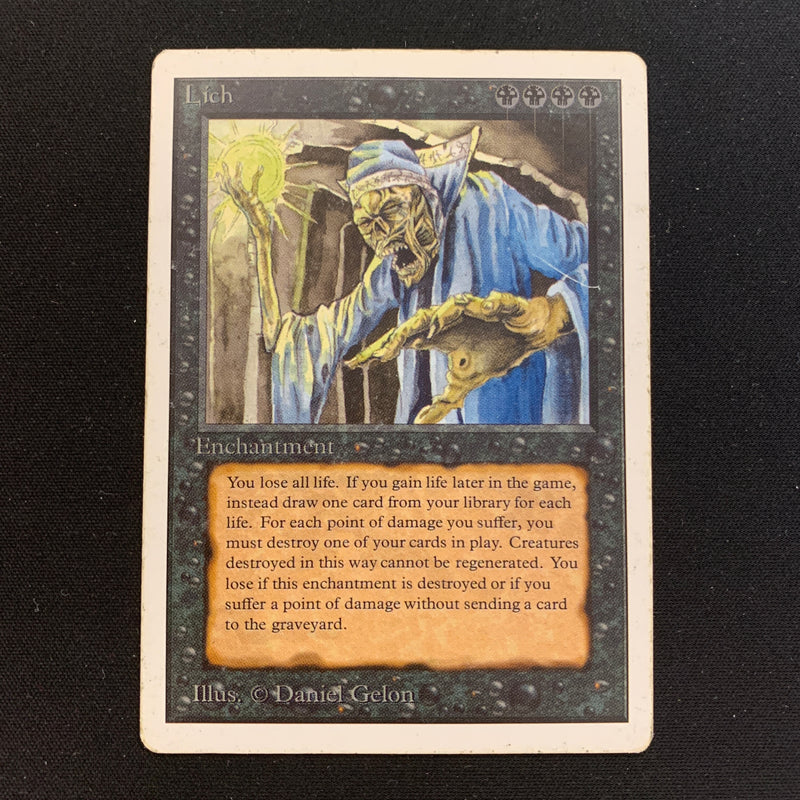 Magic the Gathering Lich - Unlimited 