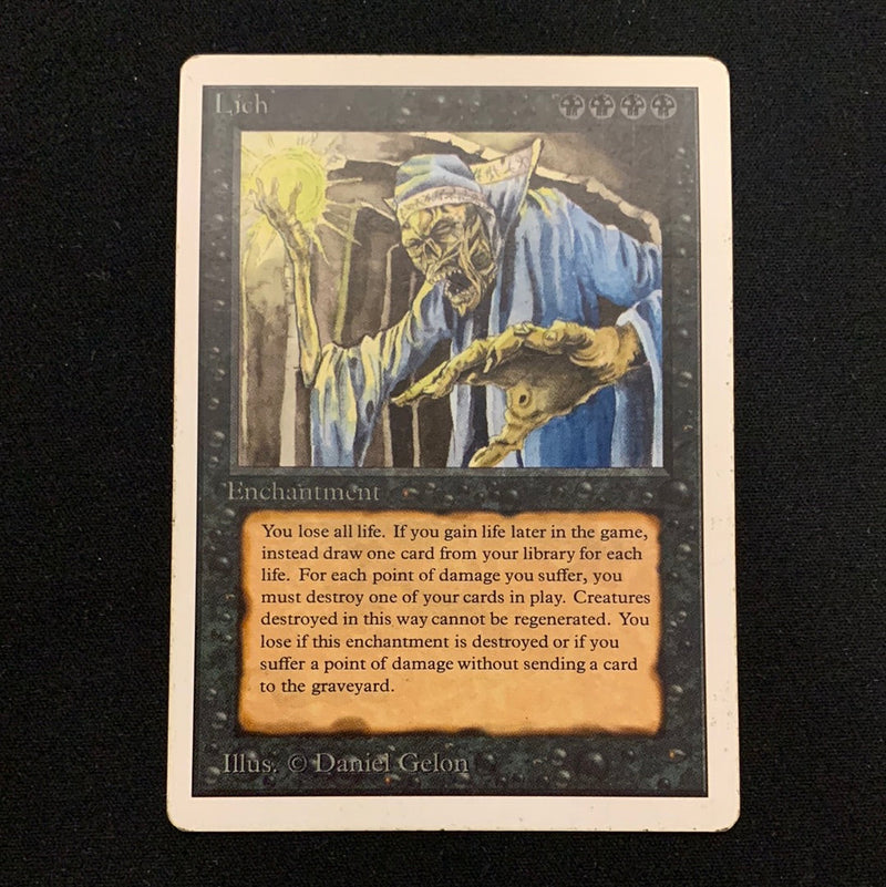 Magic the Gathering Lich - Unlimited 