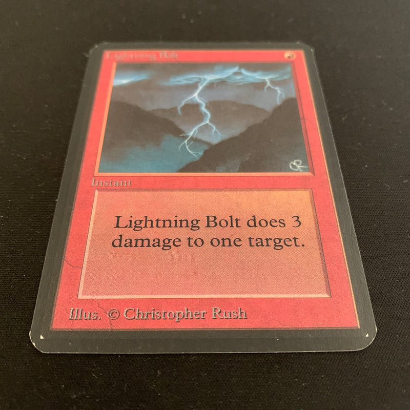 Magic the Gathering Lightning Bolt - Alpha 