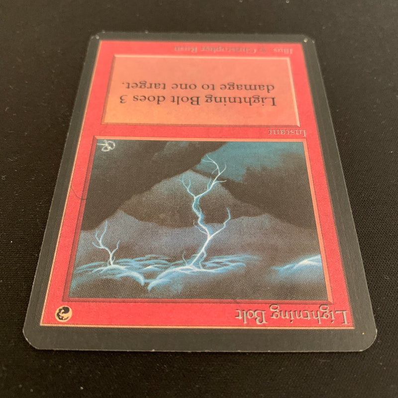 Magic the Gathering Lightning Bolt - Alpha 