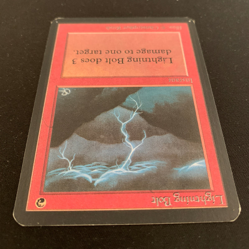 Magic the Gathering Lightning Bolt - Alpha 