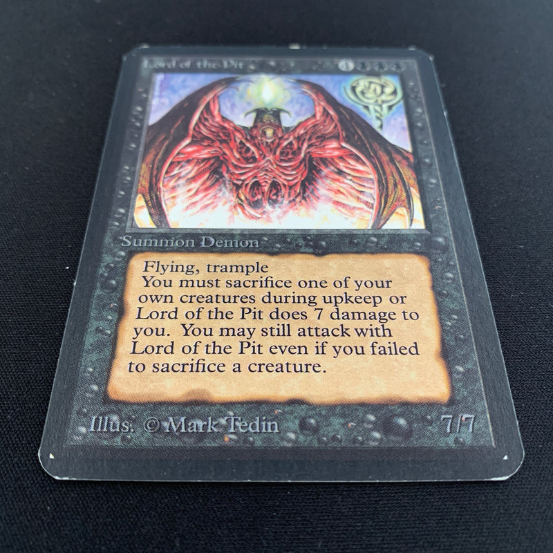 Magic the Gathering Lord of the Pit - Alpha 