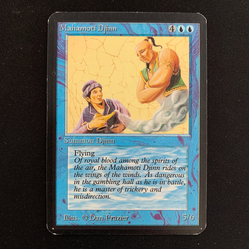 Magic the Gathering Mahamoti Djinn - Alpha 